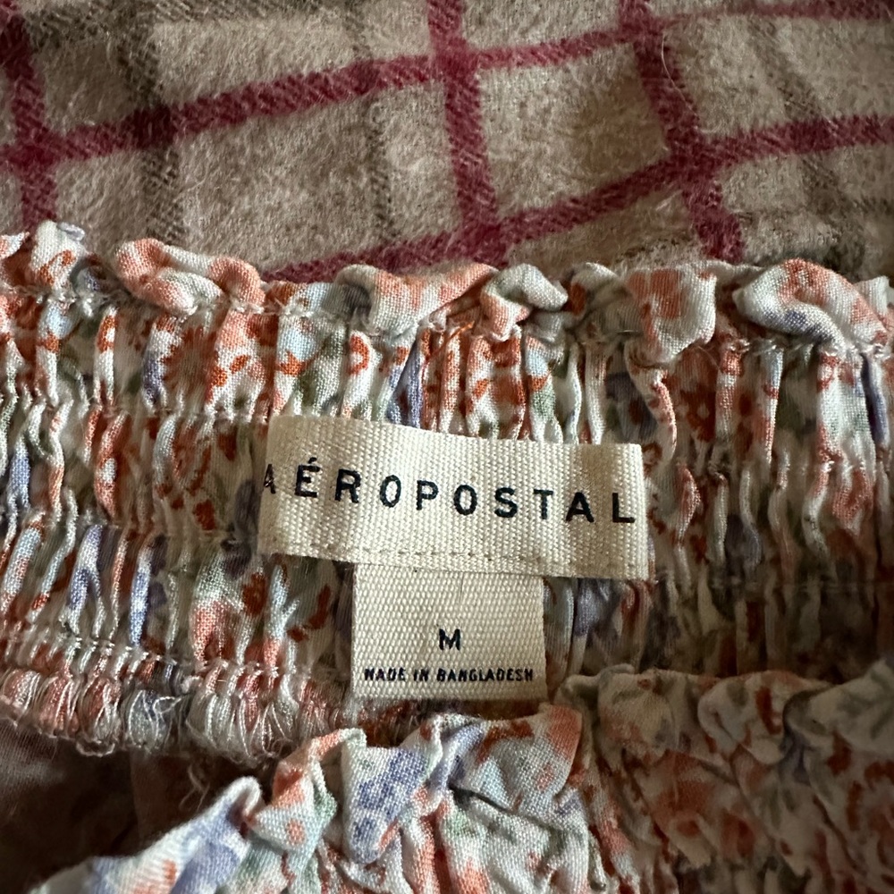 Aerospostale Floral Ruffled Skirt